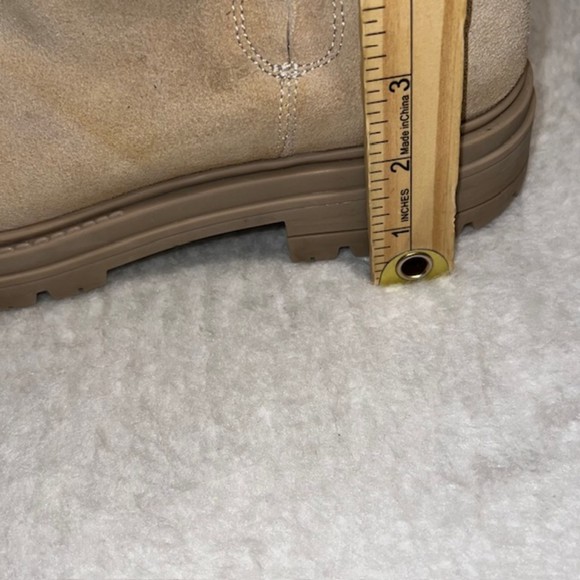 Steve Madden Womens Beige Moira Sand Suede Pull On Ankle Boots Size US 10-EU 40 - Picture 11 of 12